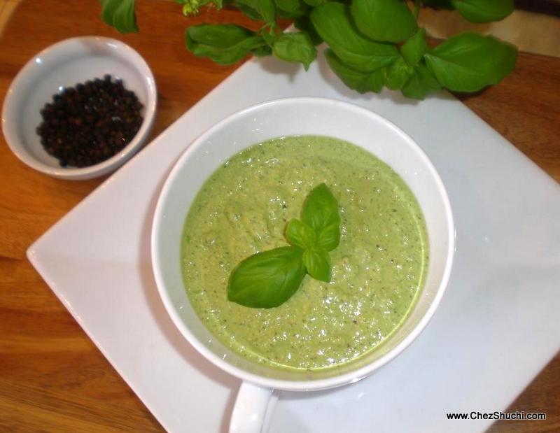 paneer pesto sauce